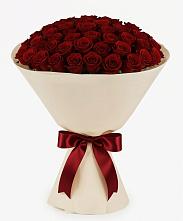 Букет 101 Бордовая роза Блэк Бакарра в Октябрьском