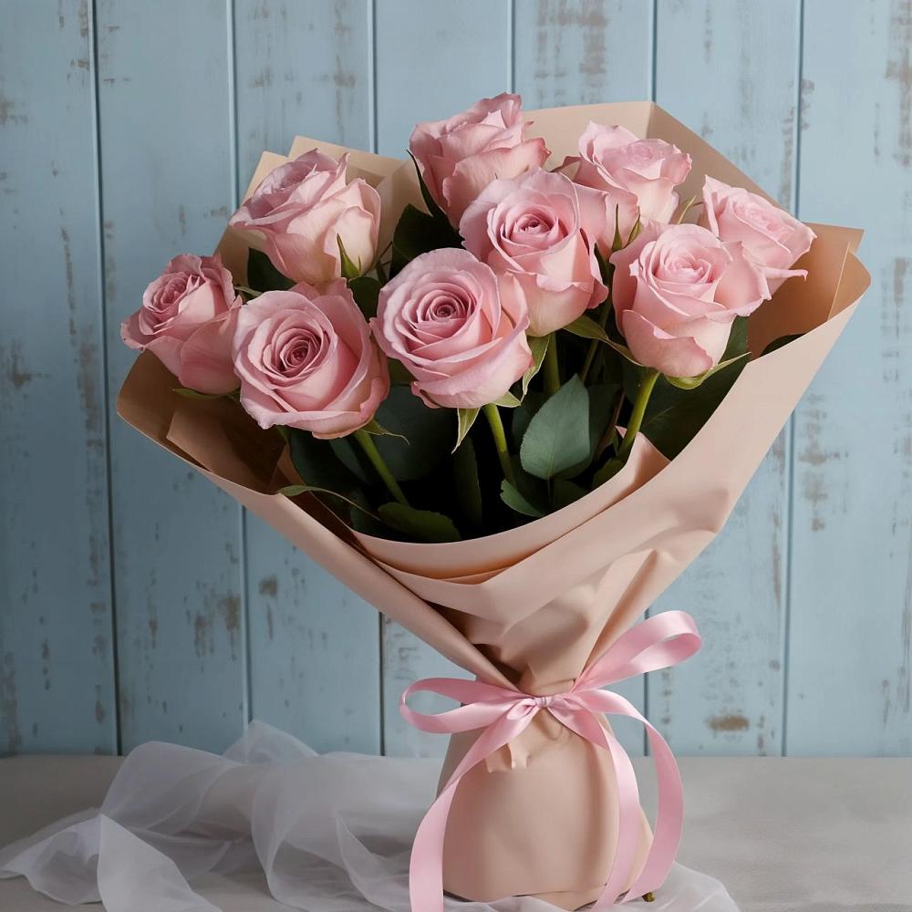 Букет цветов из: Розы в Октябрьском