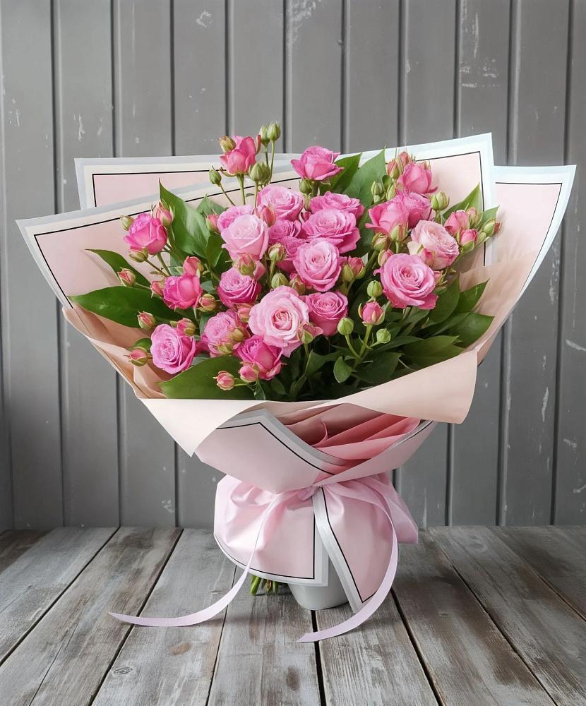 Букет Розовый кустик в Октябрьском