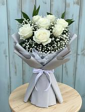 Букет цветов из:  Розы в Октябрьском