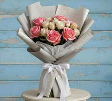 Букет цветов из:  Розы в Октябрьском